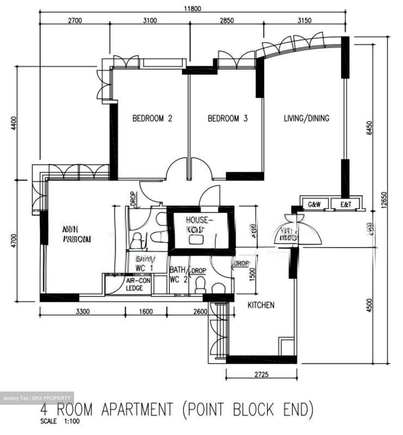 Blk 27A Membina Court (Bukit Merah), HDB 4 Rooms #558452261